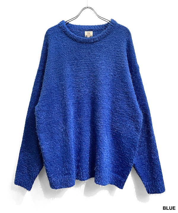 shaggy crew knit