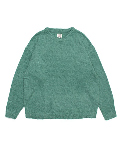 shaggy crew knit