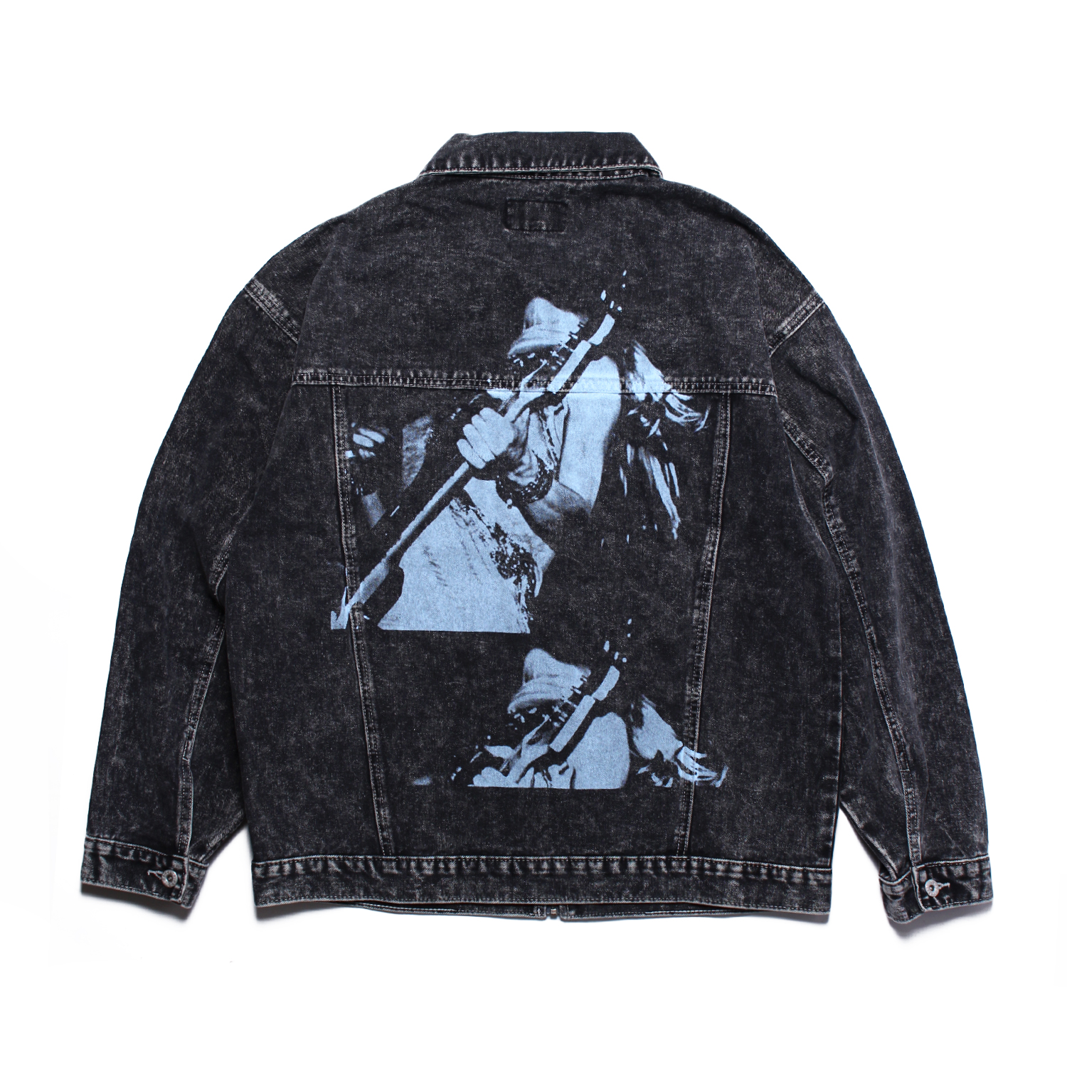 Denim Zip Jacket(ブラック)