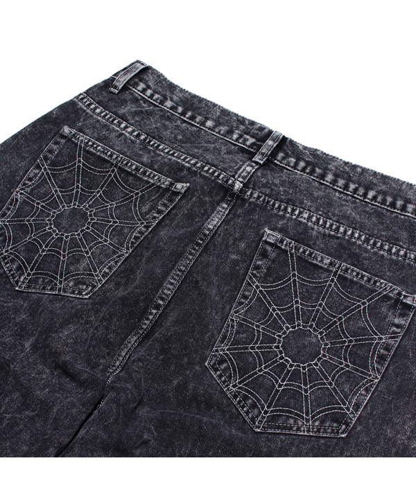 Spiderweb Denim Pants