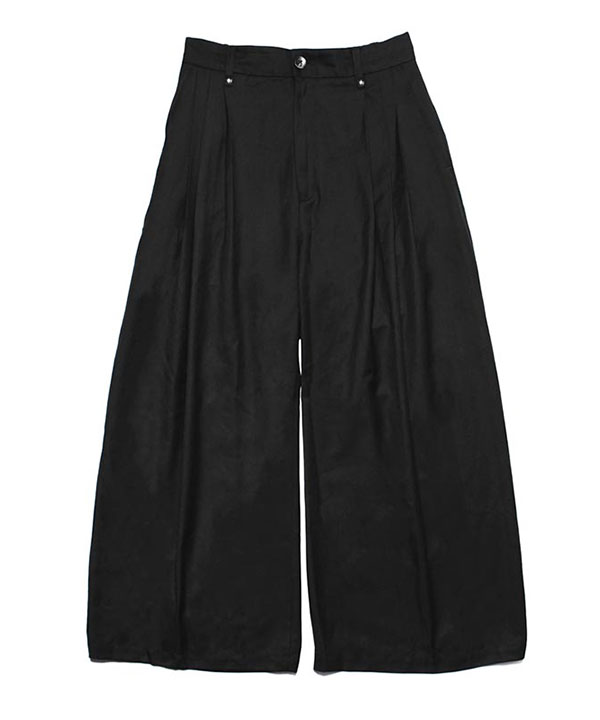 3TUCK TROUSERS(ブラック)