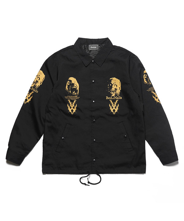 COACHES JACKET -BLACK-