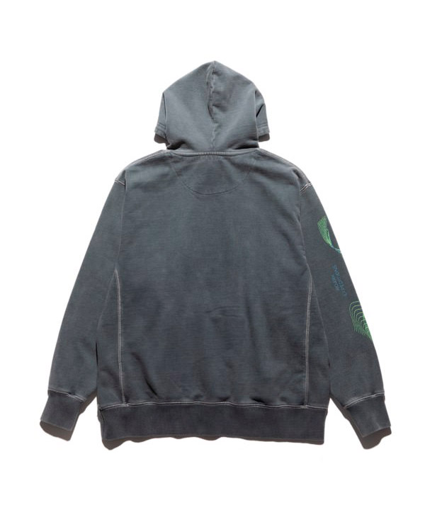 AURORA HOOD SWEAT -グレー-