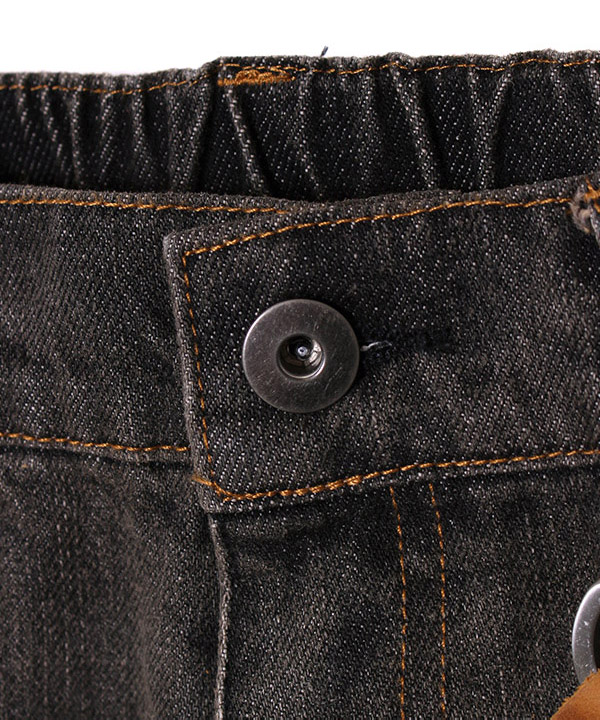 KEYRING AGING DENIM