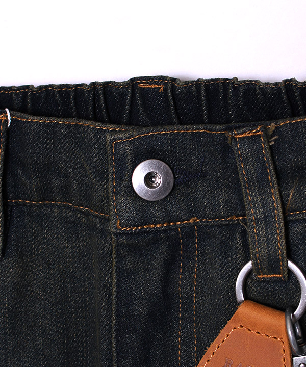 KEYRING AGING DENIM