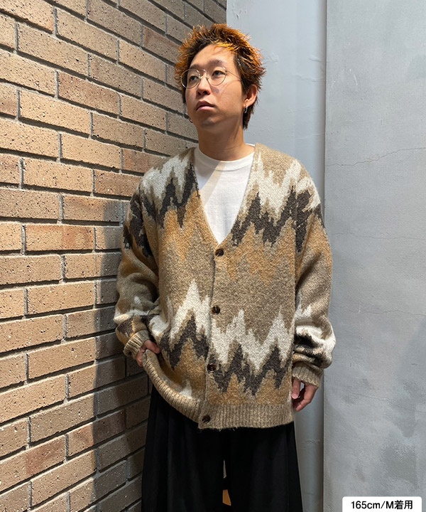 mohair KNIT CARDIGAN