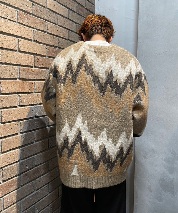 mohair KNIT CARDIGAN