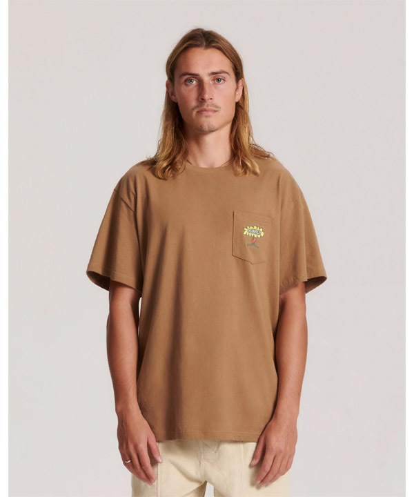 GROW SLOW TEE -BROWN(CINNAMON)-