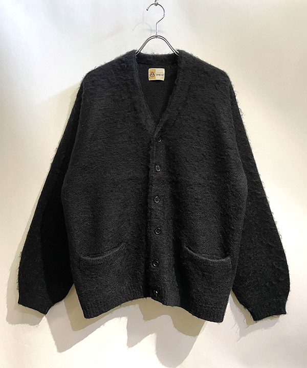 SHAGGY COLOR CARDIGAN(ブラック)