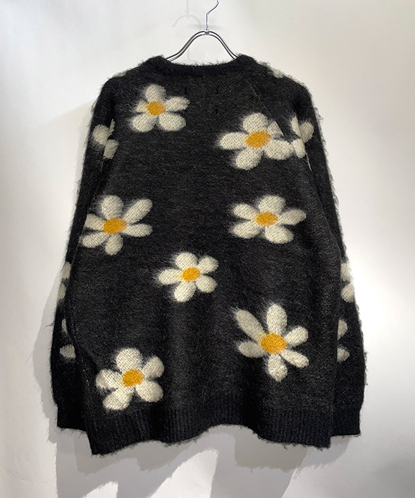 SHAGGY RAGLAN CREW SWEATER -マルチ-