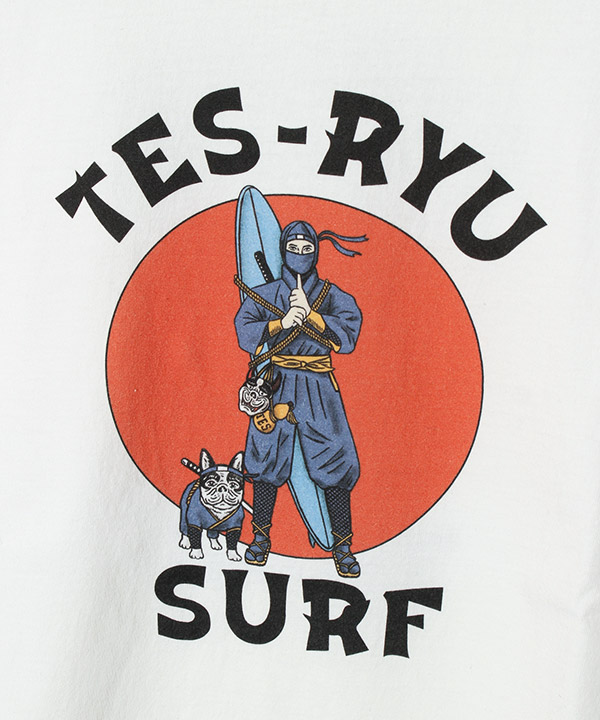 TES RYU SURF NINJA TEE -WHITE-