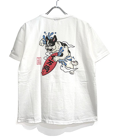 TES UKIYOE TEE -WHITE-