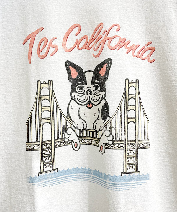 GOLDEN GATE BRIDGE TEE -WHITE-