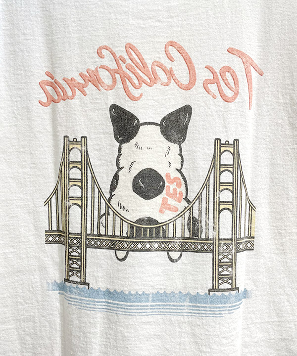 GOLDEN GATE BRIDGE TEE -WHITE-