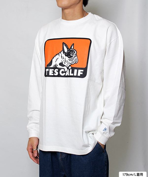 TES BOX LOGO LONG SLEEVE T-SHIRT