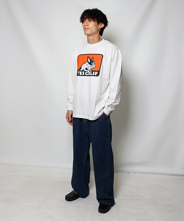 TES BOX LOGO LONG SLEEVE T-SHIRT