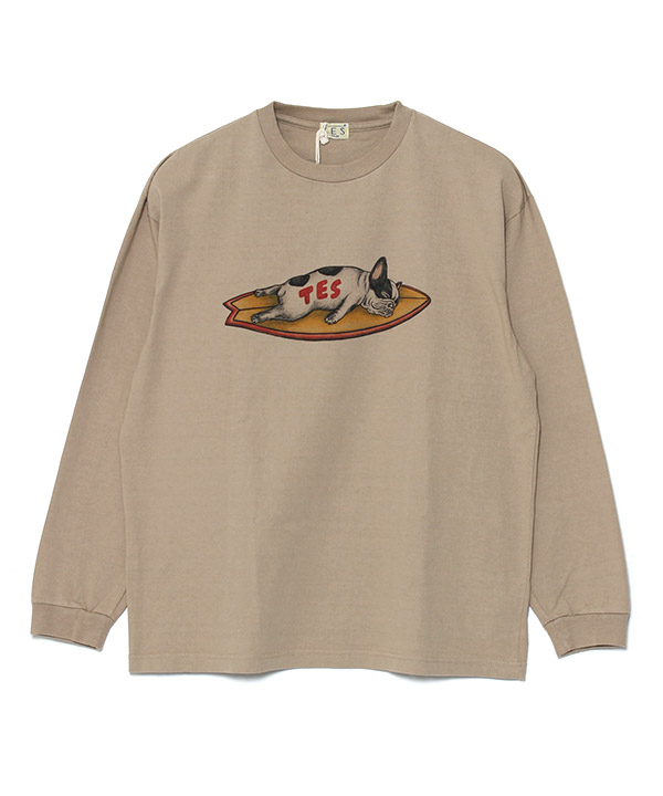 NAP TIME L/S TEE(ベージュ)