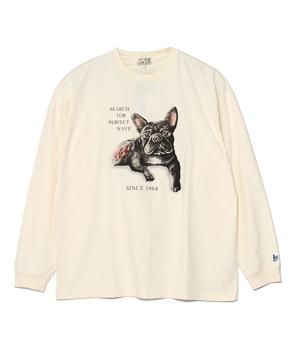 4BUHI VINTAGE L/S TEE(アイボリー)