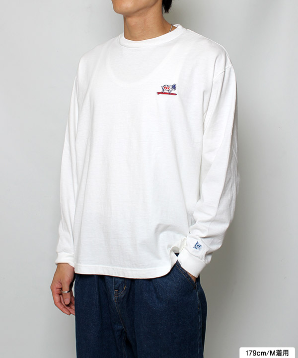 TES ORGANIC COTTON HUNTINGTON BIG L/S TEE