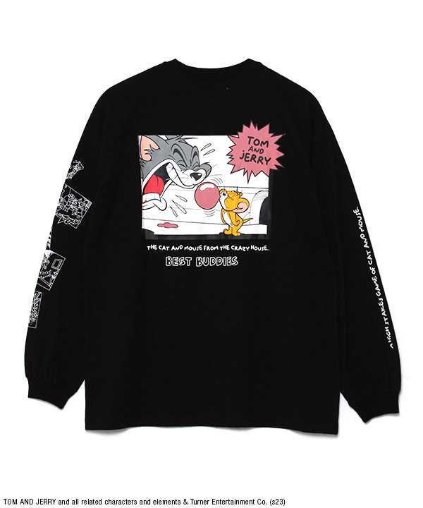 TJ COMIC L/S TEE(ブラック)