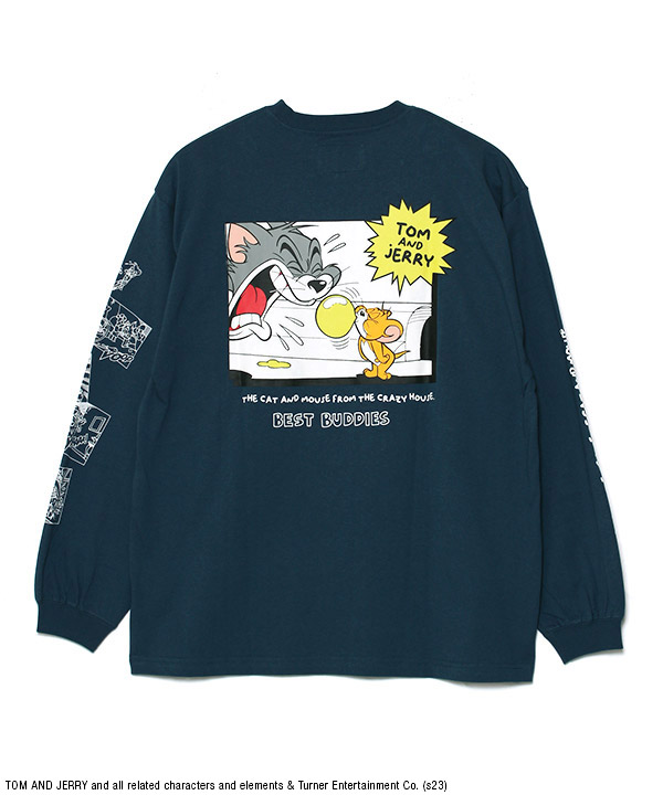 TJ COMIC L/S TEE(ブルー)