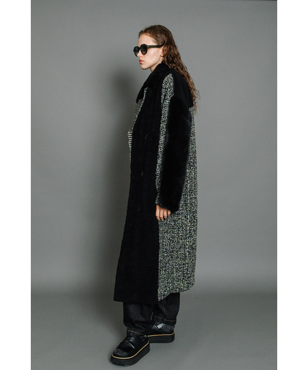 ASYMMETRY COMBINATION COAT