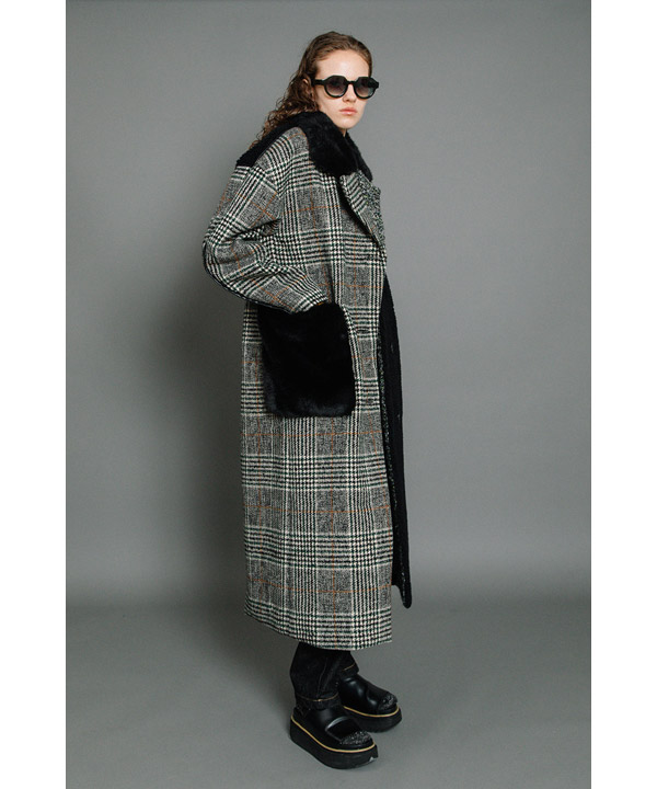 ASYMMETRY COMBINATION COAT