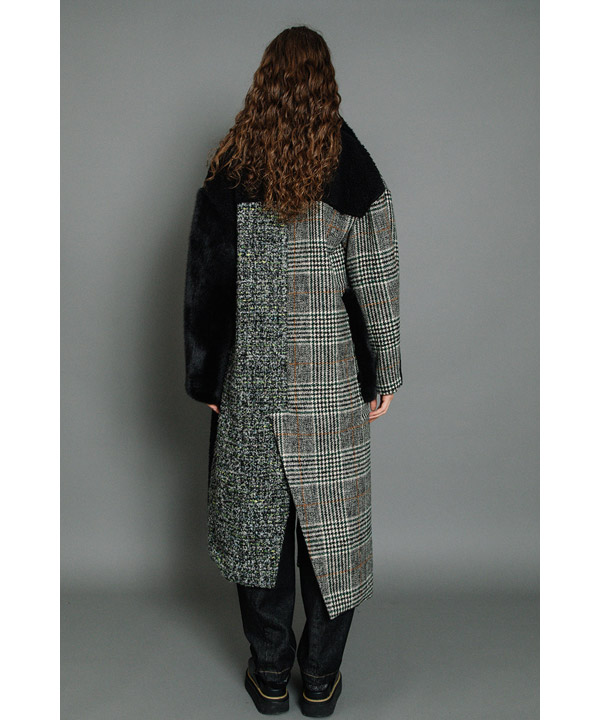 ASYMMETRY COMBINATION COAT