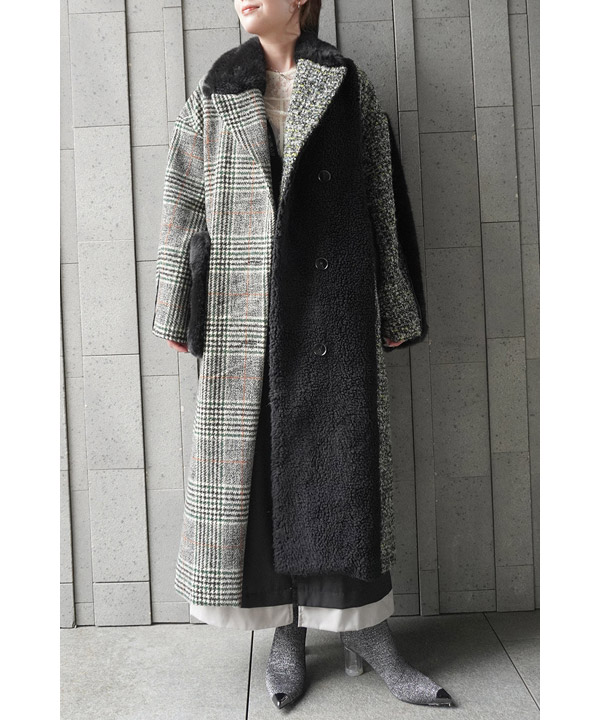 ASYMMETRY COMBINATION COAT