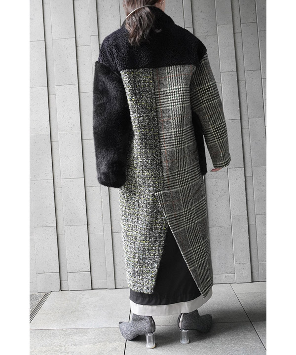 ASYMMETRY COMBINATION COAT