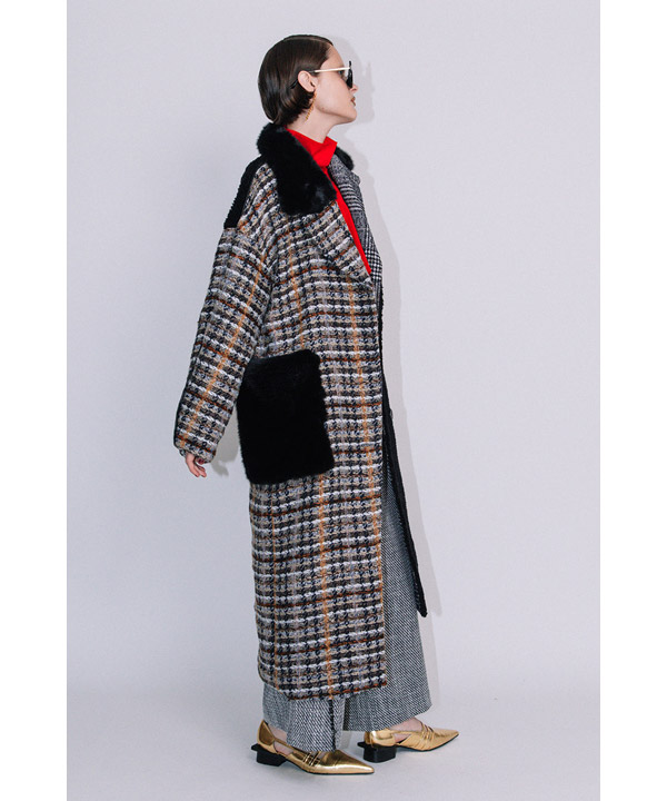 ASYMMETRY COMBINATION COAT