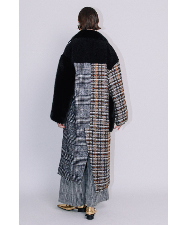 ASYMMETRY COMBINATION COAT