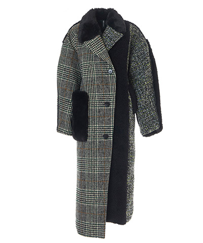 ASYMMETRY COMBINATION COAT