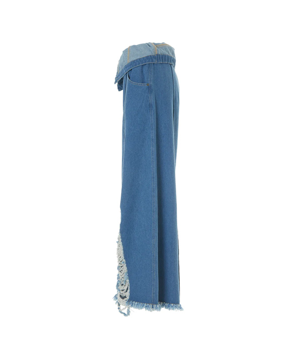 DAMEGE DENIM PANTS