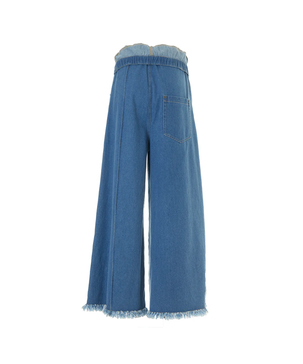 DAMEGE DENIM PANTS