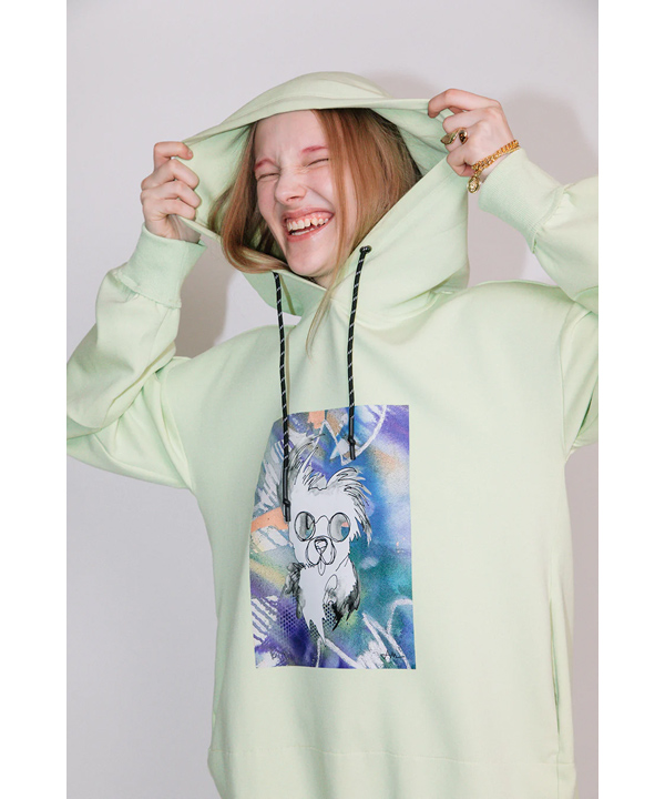 WAU PRINT HOODIE