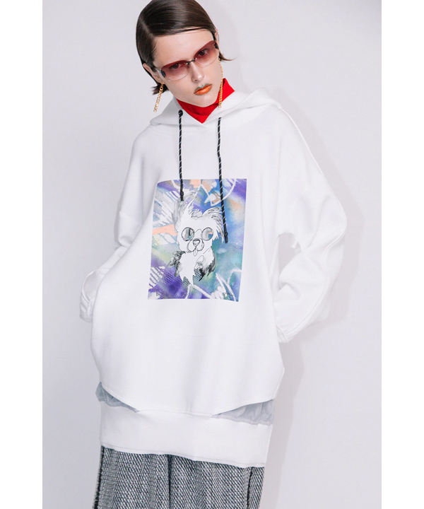 WAU PRINT HOODIE