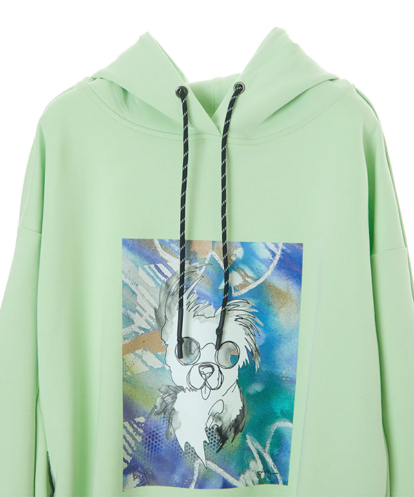 WAU PRINT HOODIE