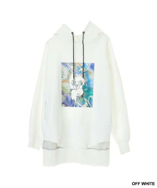 WAU PRINT HOODIE