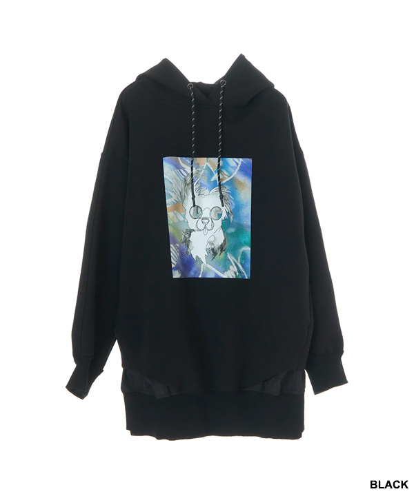 WAU PRINT HOODIE