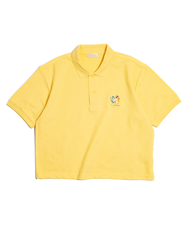 dancing with the crocodile POLO -3.COLOR-(イエロー)