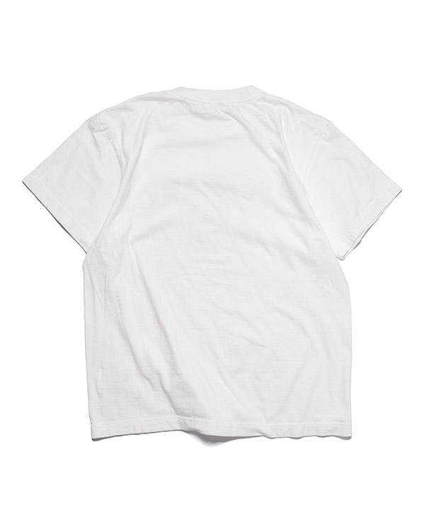 COLLEGE LOGO BLEACH TEE -3.COLOR-