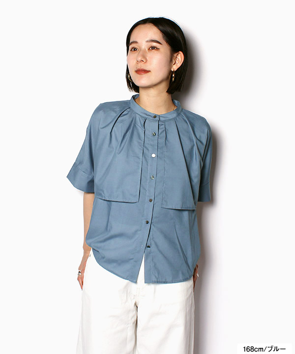 CAPE BLOUSE -4.COLOR-