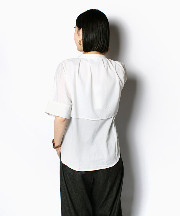 CAPE BLOUSE -4.COLOR-