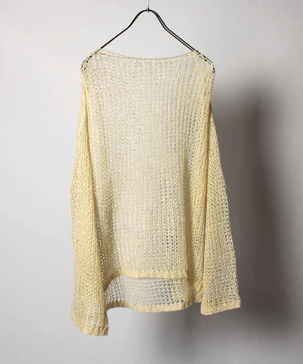 SPANGLE MESH KNIT