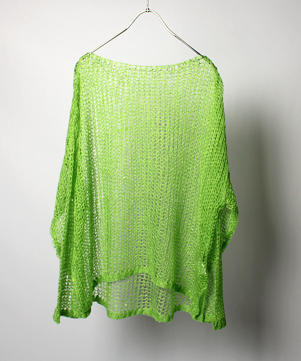 SPANGLE MESH KNIT