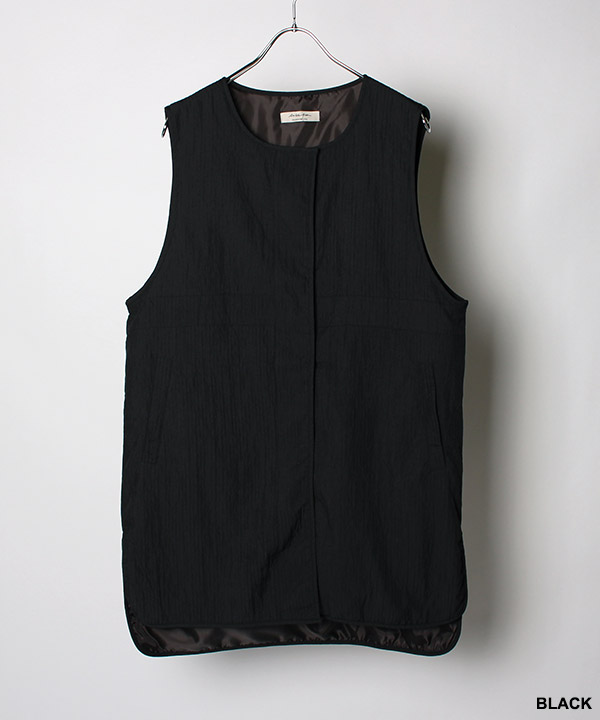 DOUBLE CLOTH LONG VEST