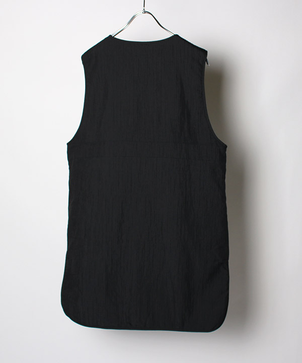 DOUBLE CLOTH LONG VEST