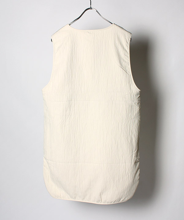 DOUBLE CLOTH LONG VEST