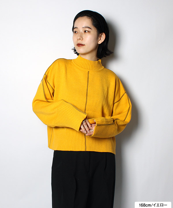 BICOLOR LINE KNIT